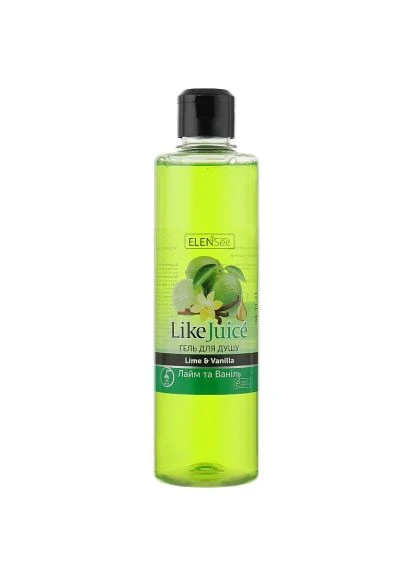 Гель для душу Like Juice Лайм і ваніль 390 мл (4820098542154) Elensee Like Juice Лайм і ваніль 390 мл (399808602)