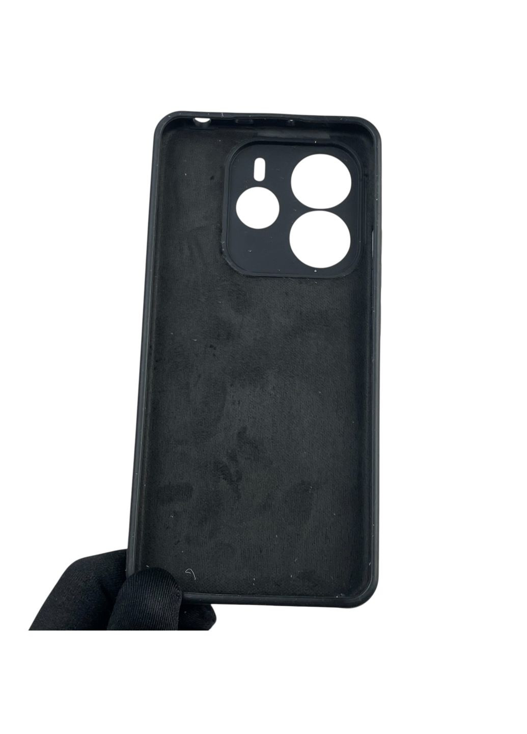 Чехол для Redmi Note 14 5G силиконовый с микрофиброй нескользящий на сяоми редми нот 14 5г черный Xiaomi (366019303)