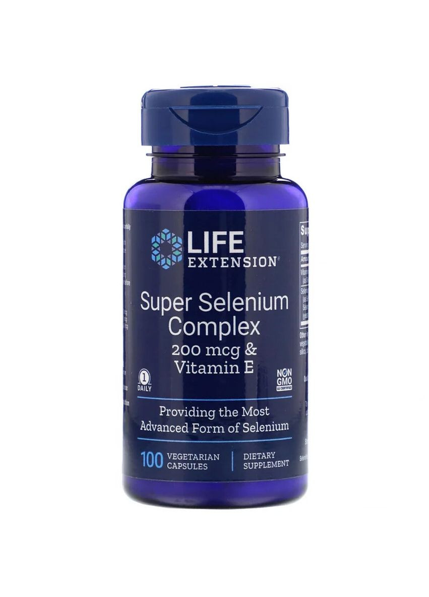 Супер Комплекс Селен, Super Selenium,, 100 вегетаріанських капсул Life Extension (326054616)