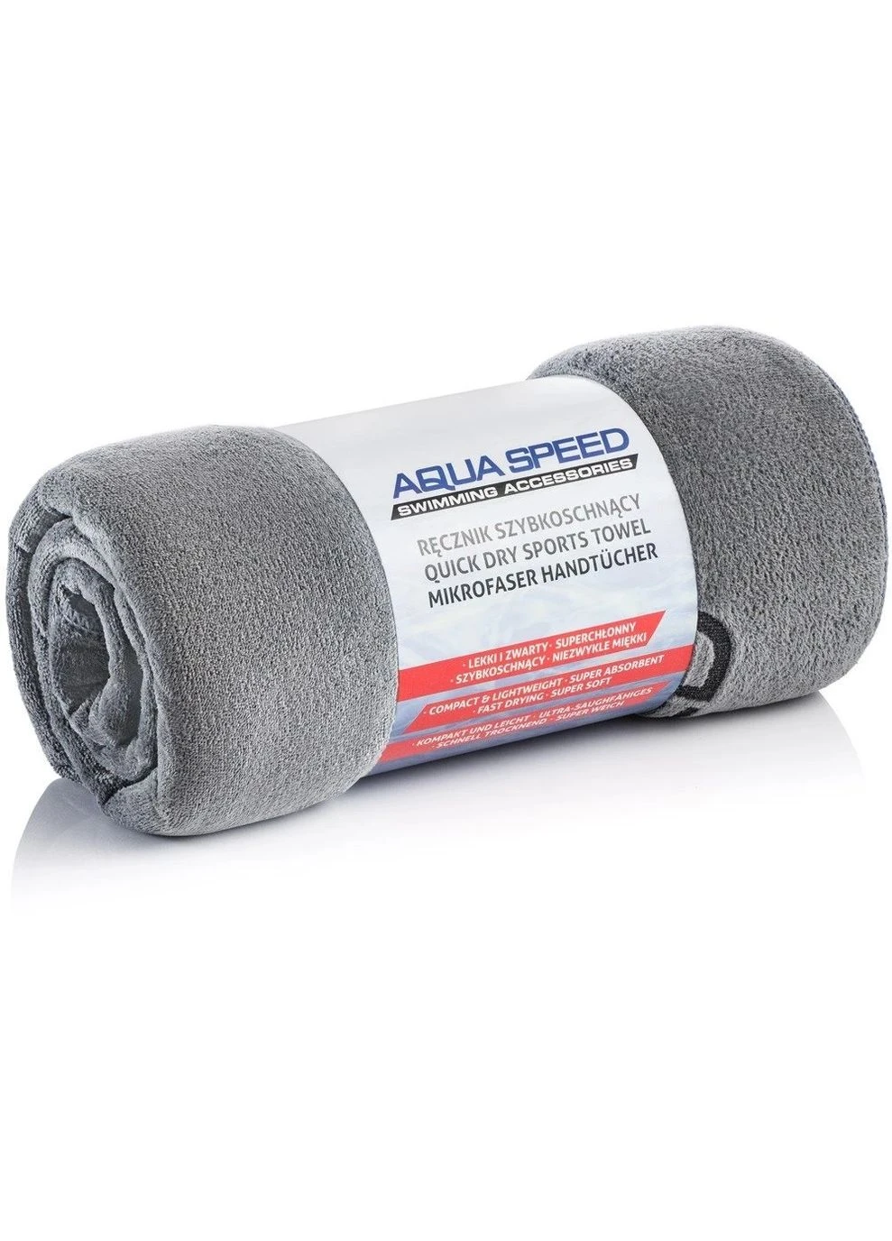 Полотенце DRY SOFT 50х100 см Микрофибра Серый No Brand серый