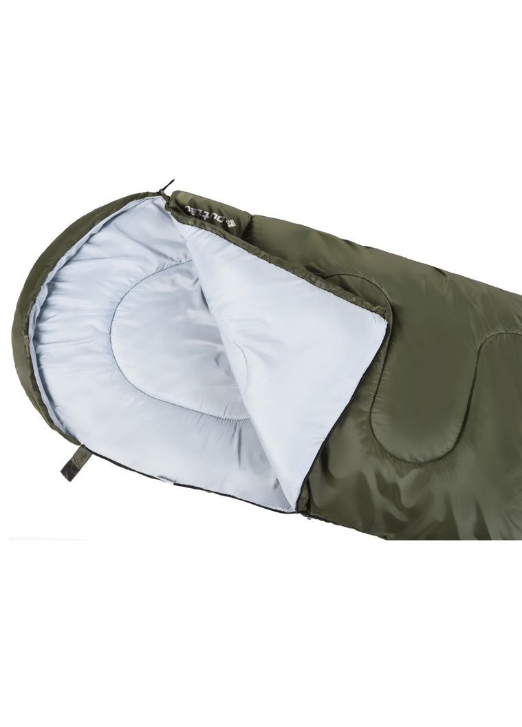 Спальный мешок одеяло демисезон с капюшоном хаки Outtec (361952766)