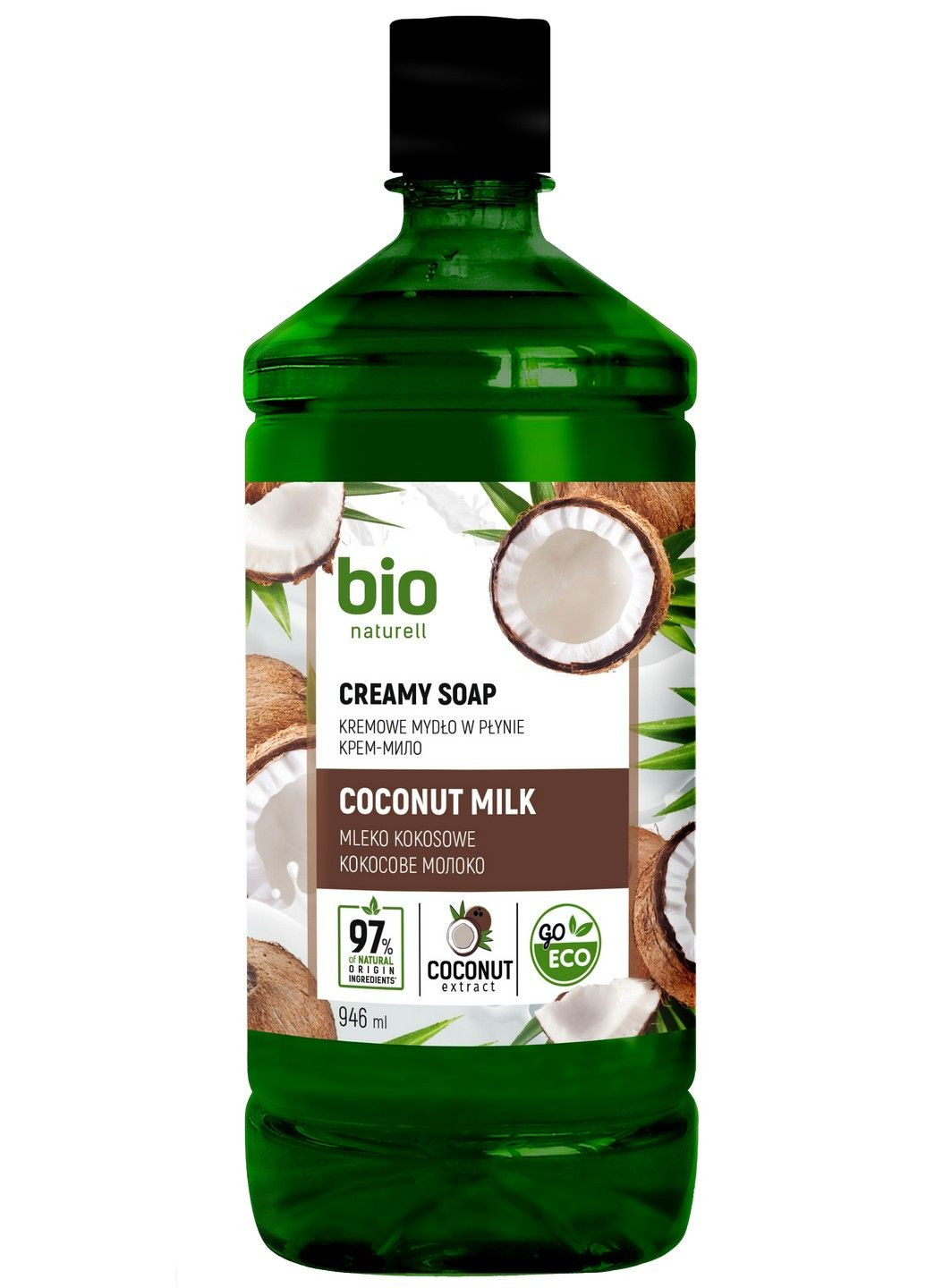 Крем-мыло "Кокосовое молоко" 946 мл Bio Naturell (283017553)