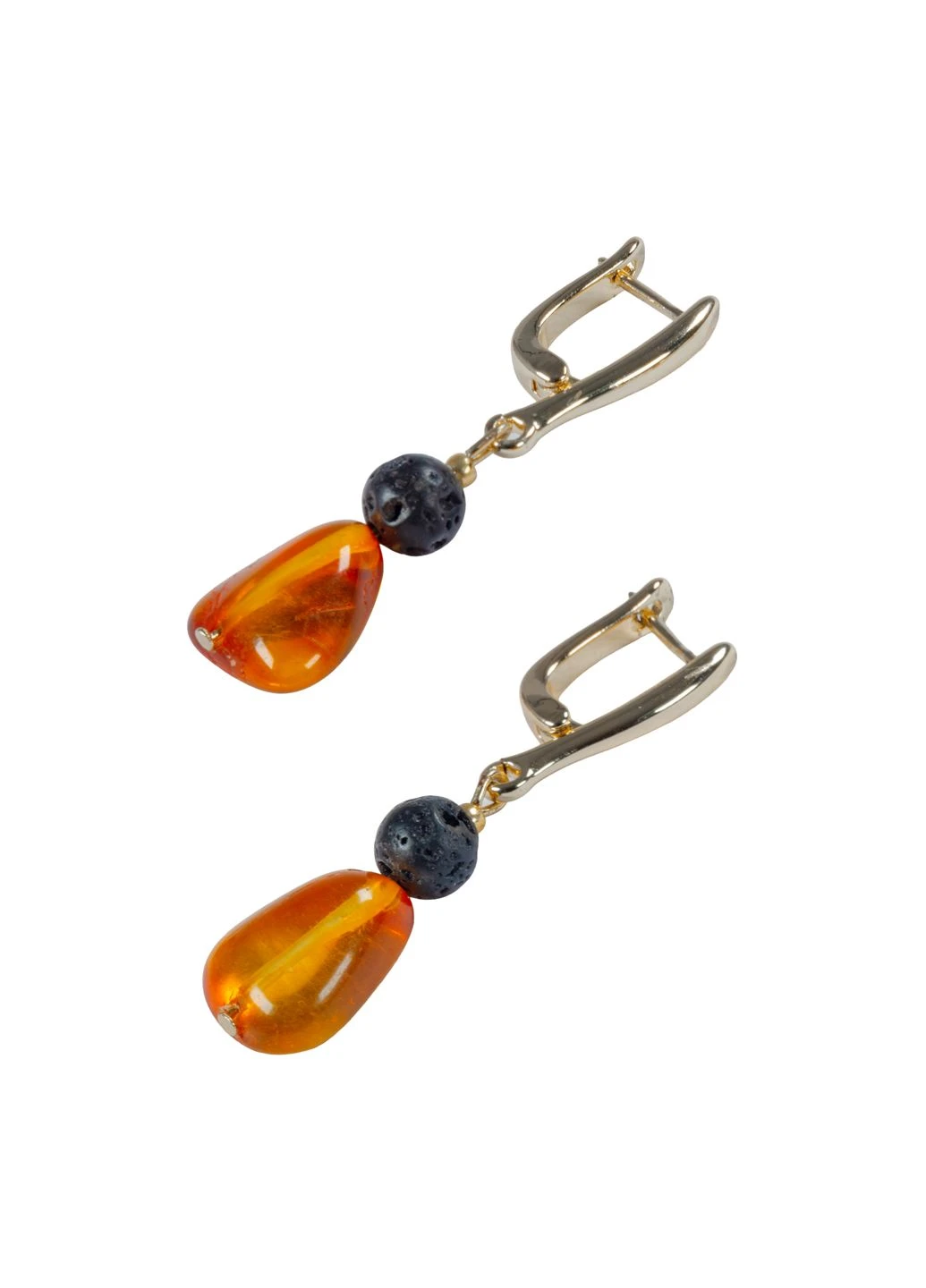 Серьги "Лавина" Янтарь, Лава Fursa fashion (369559934)