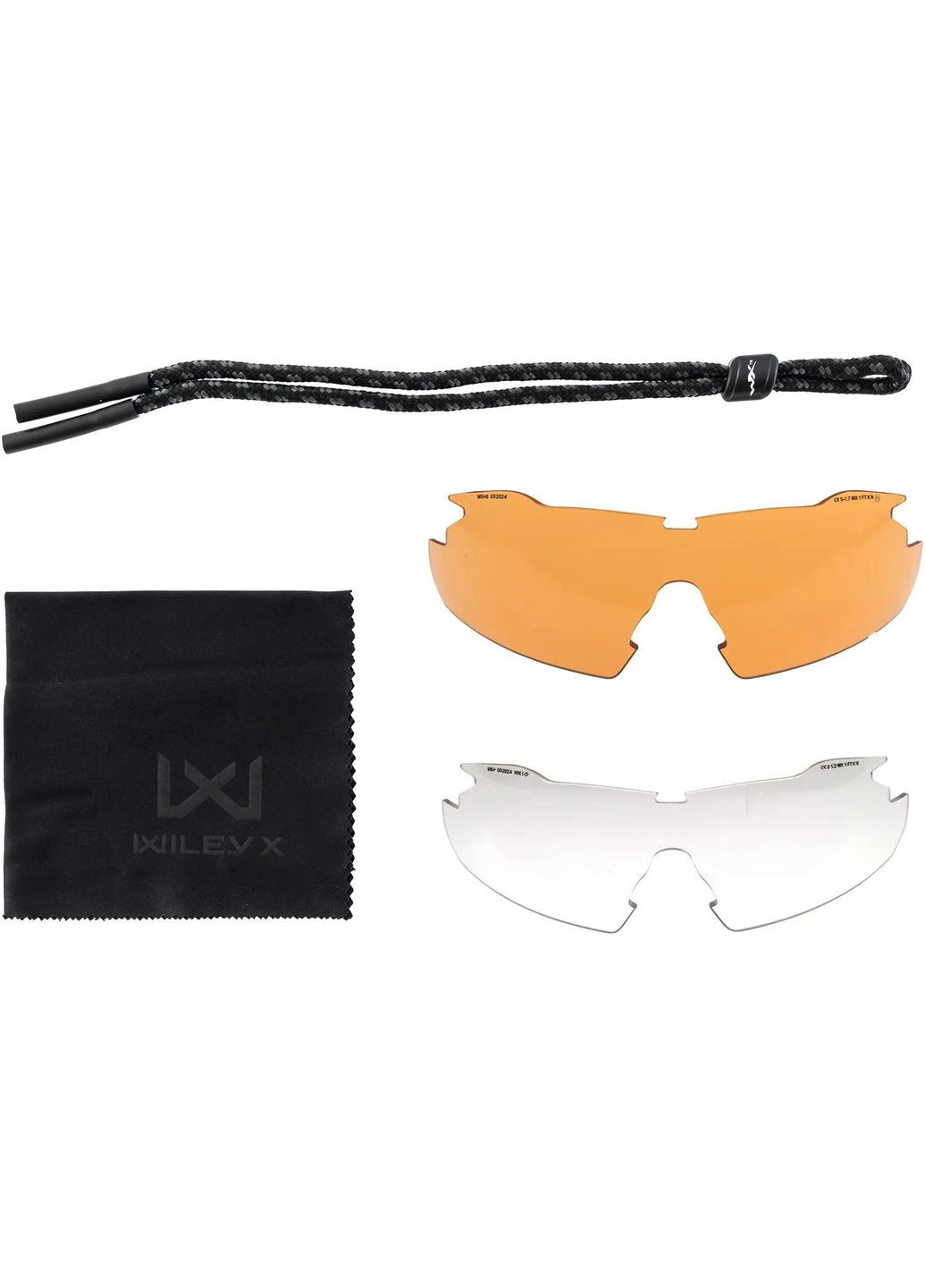 Очки баллистические WX Vapor 2.5. 3 линзы оправа Tan Wiley X (316443539)