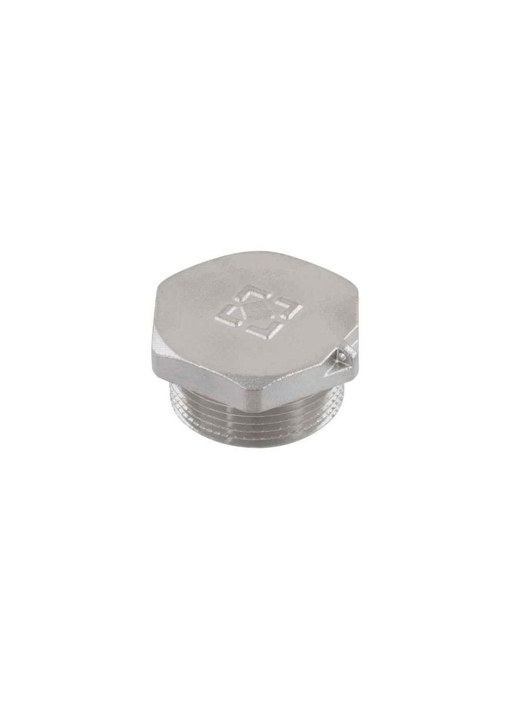 Заглушка 1 1/4 латунь, РЗ, DN32, под пломбу, никель, ZN04 ТМ Raftec (317858180)