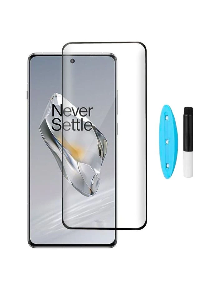 Скло 12 (0.25 мм, 3D, прозоре) в комплекті з UV клеєм і лампою OnePlus (400066191)