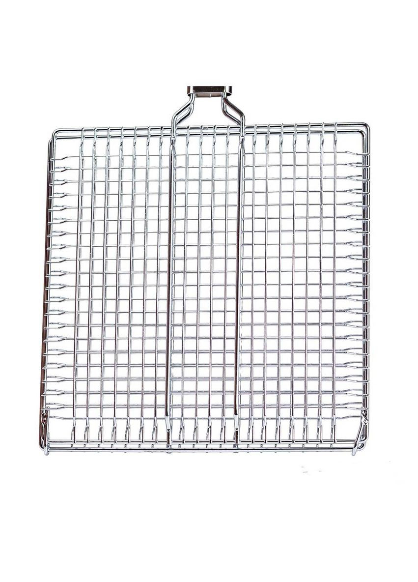 Решетка для мангала плоская середня 30×30×4 см TS Kitchen No Brand HP454 (299239513)