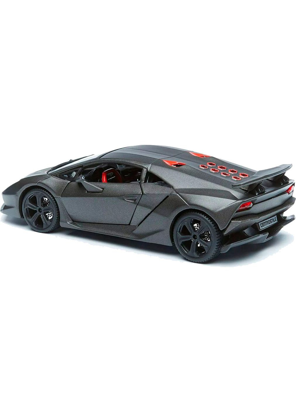 Автомодель Lamborghini Sesto Elemento, 1:24, серый металлик Bburago 18-21061 (328401806)