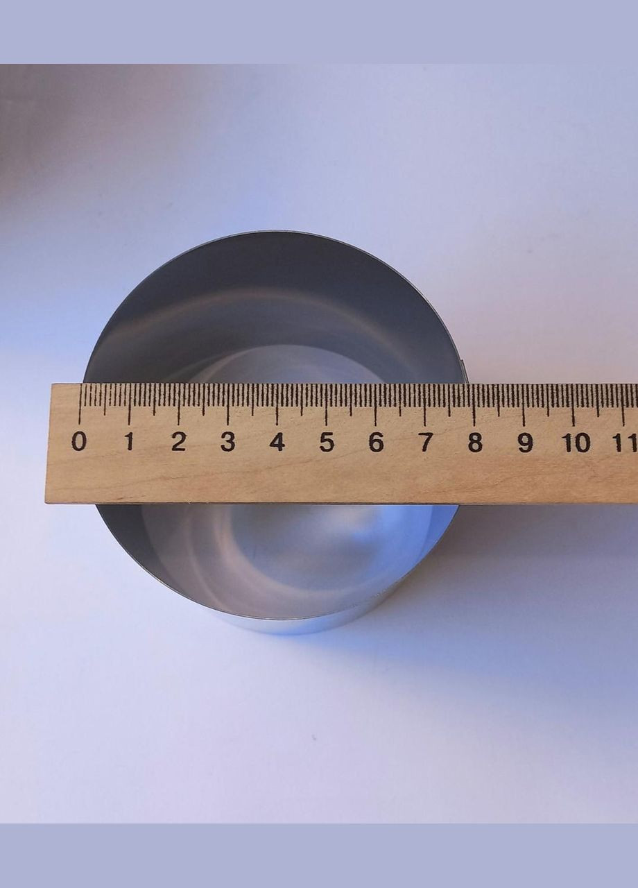 Набір з 3 шт круглих форм для збирання десертів салатів з нержавійки UK-3312 No Brand (303360980)