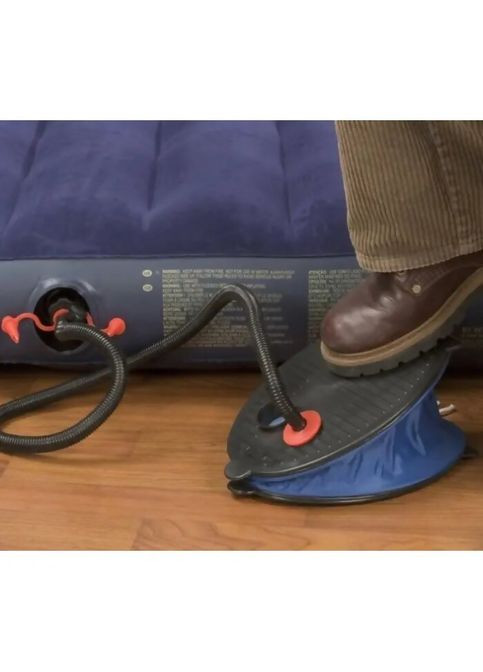 Ножний насос 69611 для надувних кіл, матраців, м'ячів, човнів, басейнів - 28 см Intex (295549606)