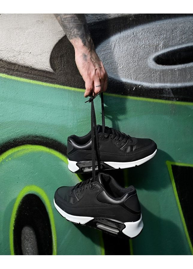 Черные демисезонные кроссовки max ch/b No Brand