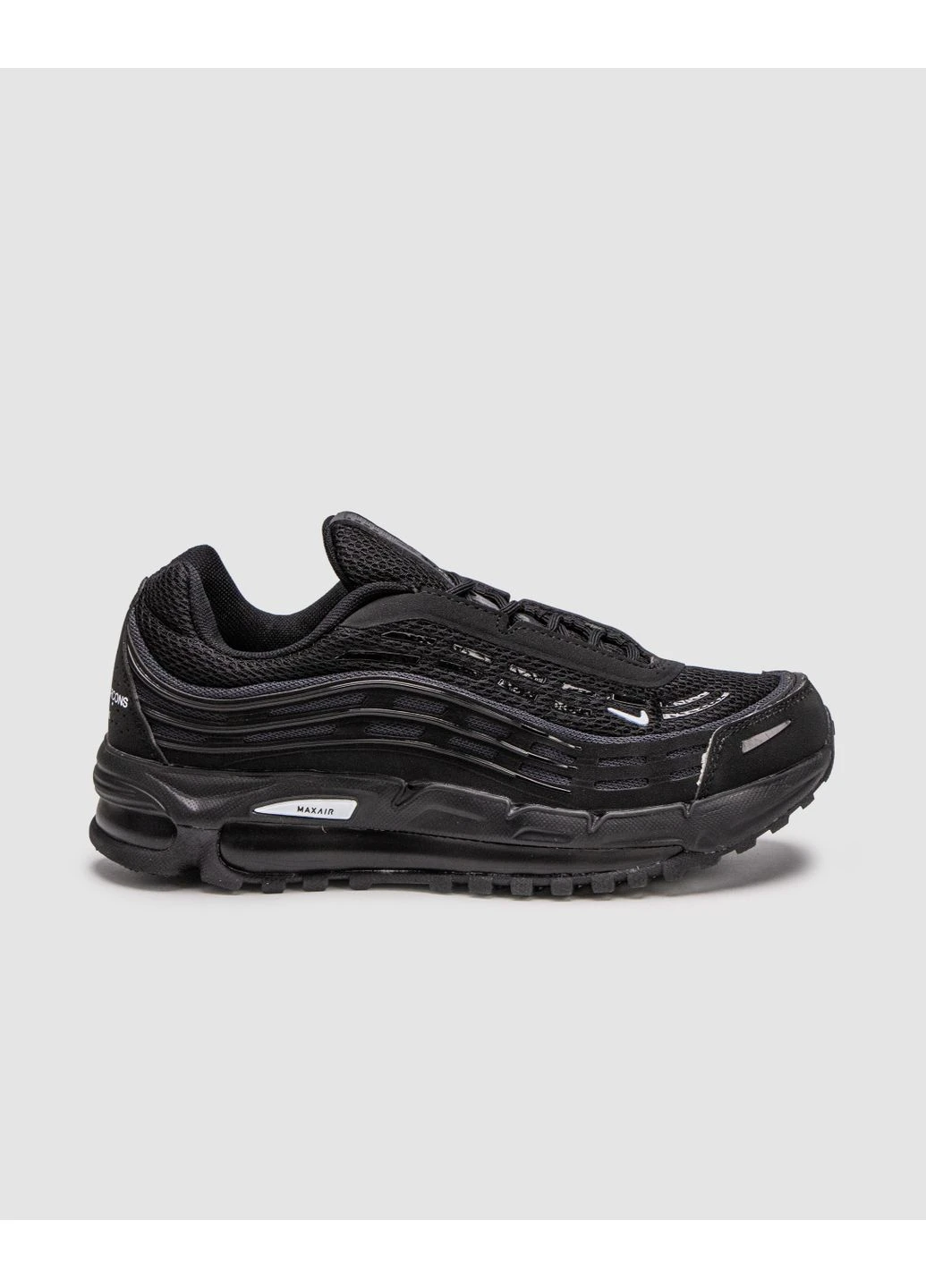 Чорні кросівки чоловічі nike comme des garcons homme plus x air max tl 2.5 black найк демісезон No Brand