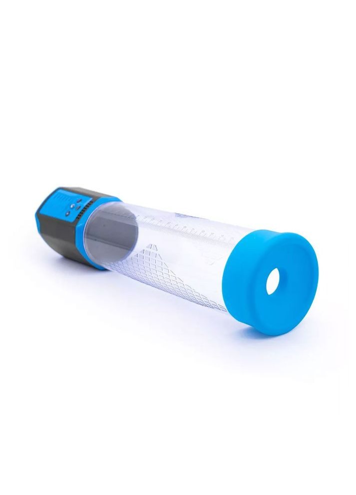 Автоматична вакуумна помпа Passion Enlargement system Blue, перезаряджувана, 5 режимів Men Powerup (296627001)