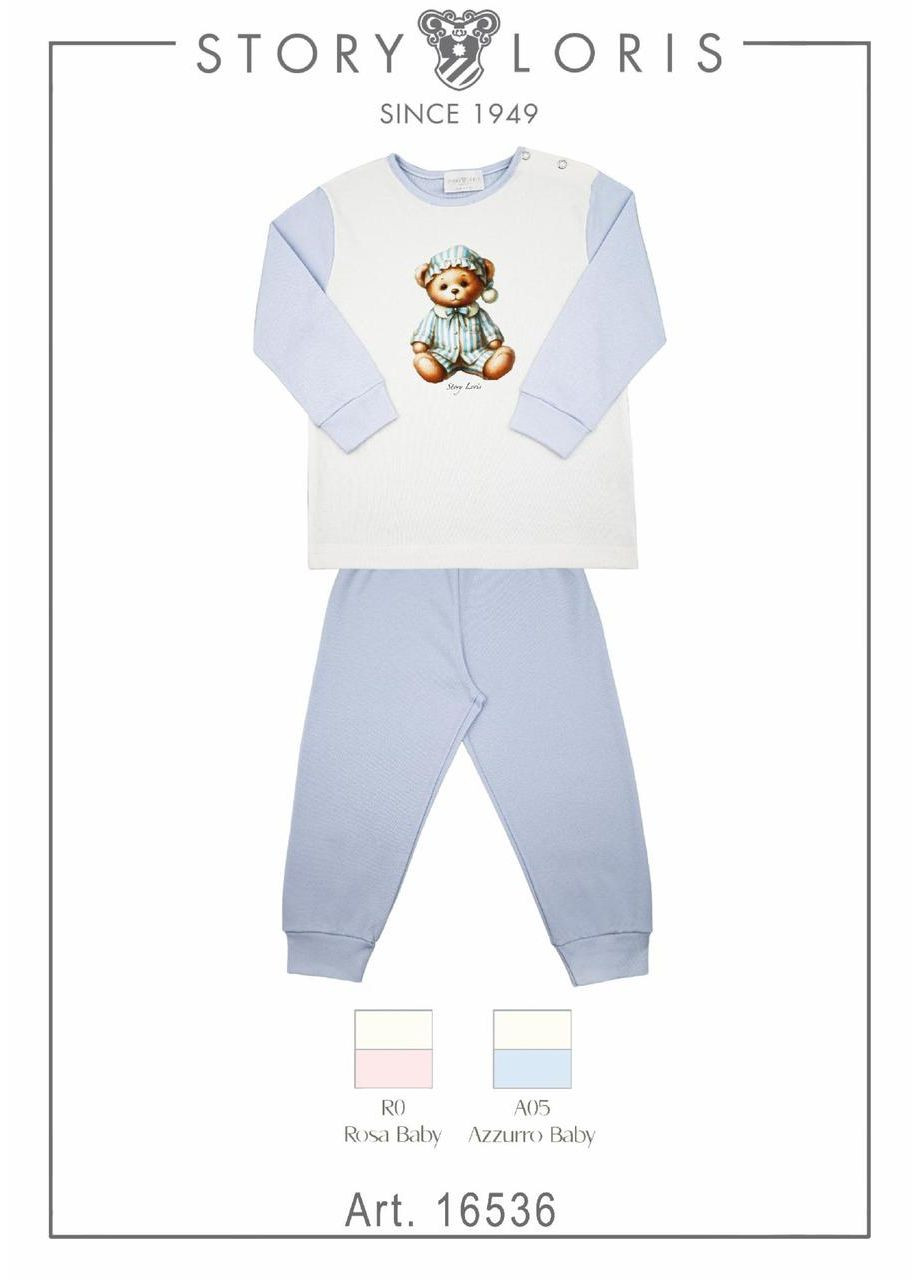 Блакитна піжама, арт. 16536, orsacchiotto di peluche, rosa, 1,5 роки, 84 см Story Loris