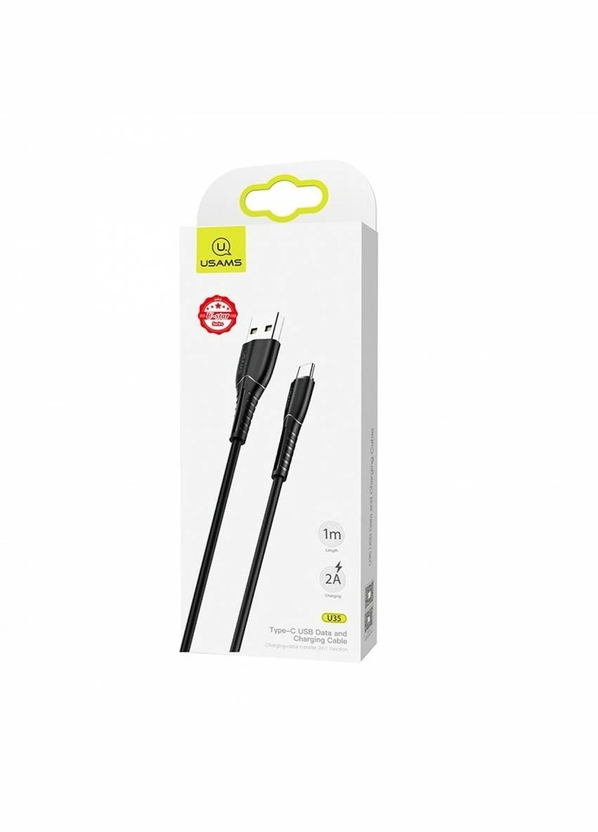 Кабель US-SJ366 U35 Type-C Charging Cable 1M Black USAMS (300685724)
