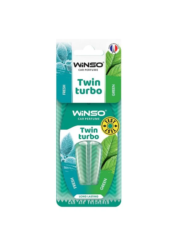 Ароматизатор з подвійною капсулою Twin Turbo - Fresh/Green Winso (376397026)