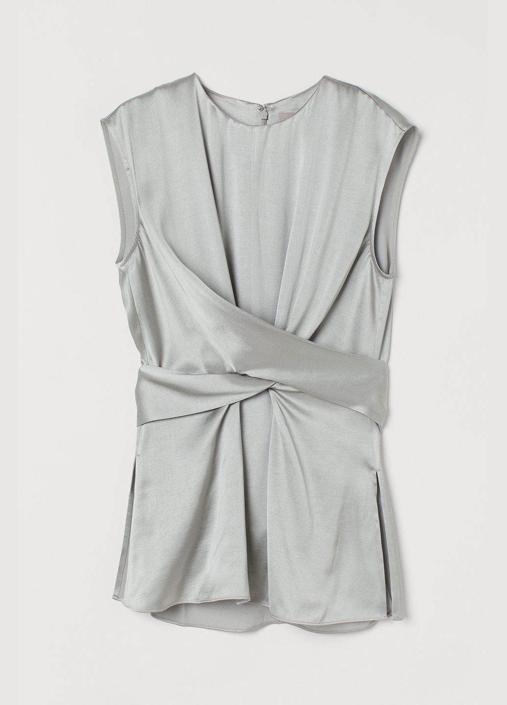 Серая блуза лето,серый, H&M