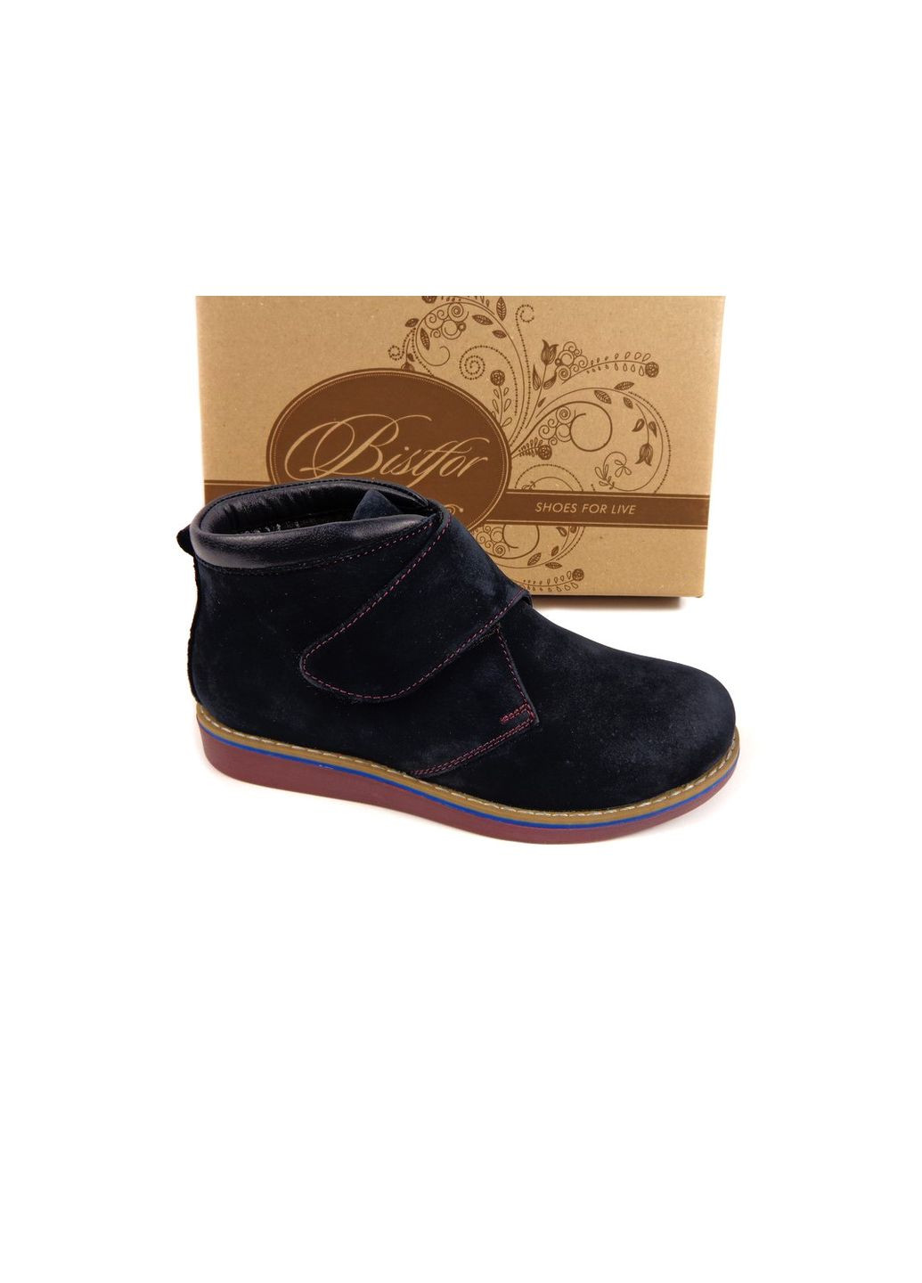 Натуральні демісезонні черевики унісекс на липучці,, Бістфор, Україна Bistfor (308359823)