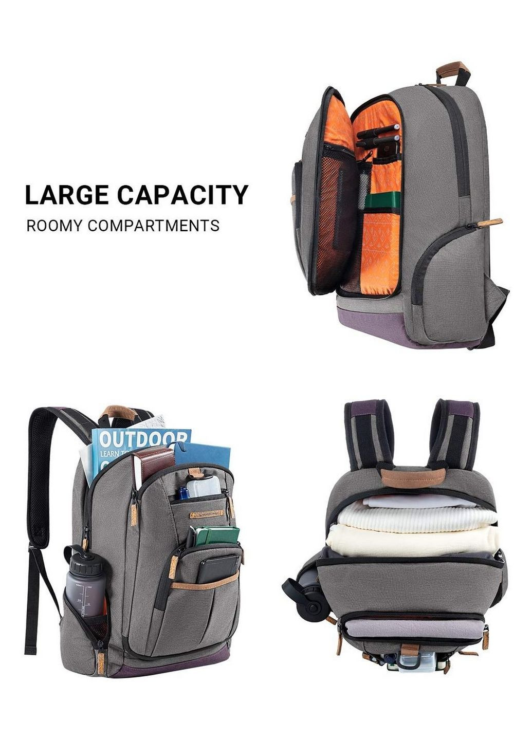 Городской рюкзак 25L 30х43х15 см KingCamp (288048411)