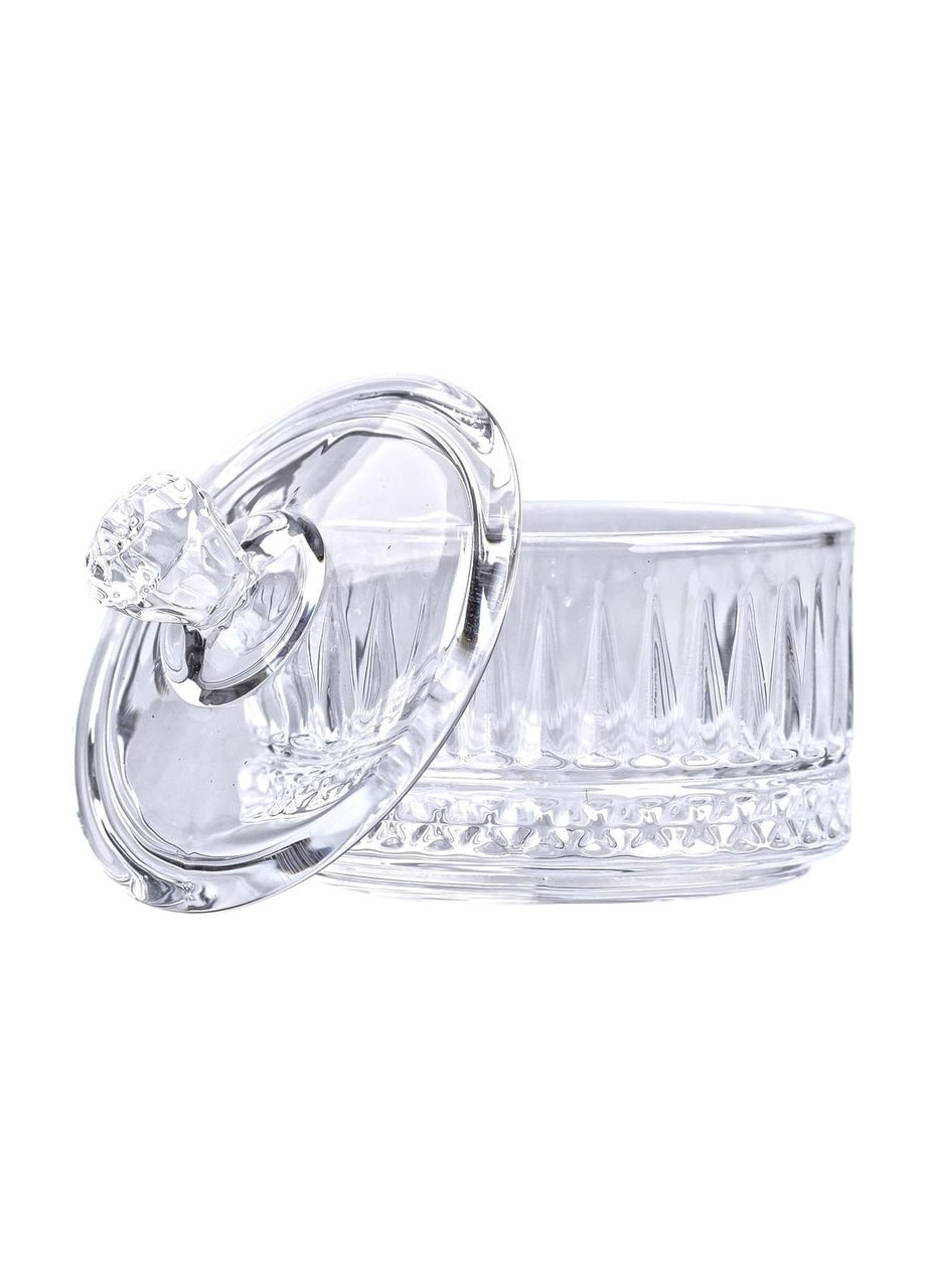 Конфетница с крышкой Ø 6.5 см стеклянная HP-YH-29 Yiwu (370705796)