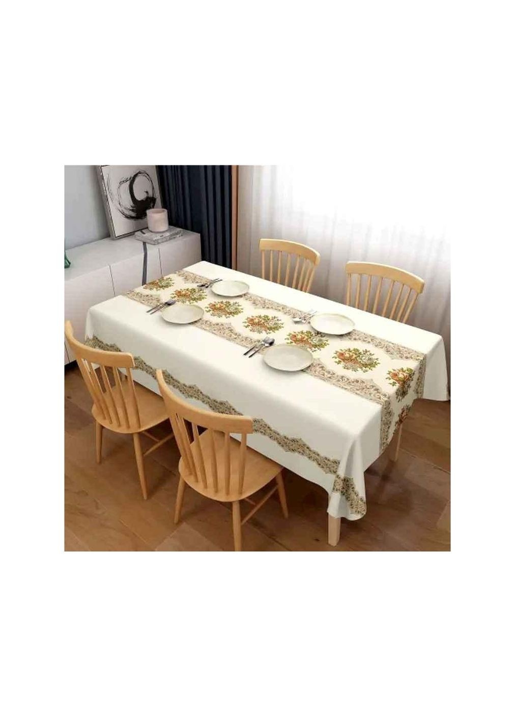 Скатерть 3слойная на тканевой основе STS5737-1 1,37*1м ТМ Dariana (316655023)