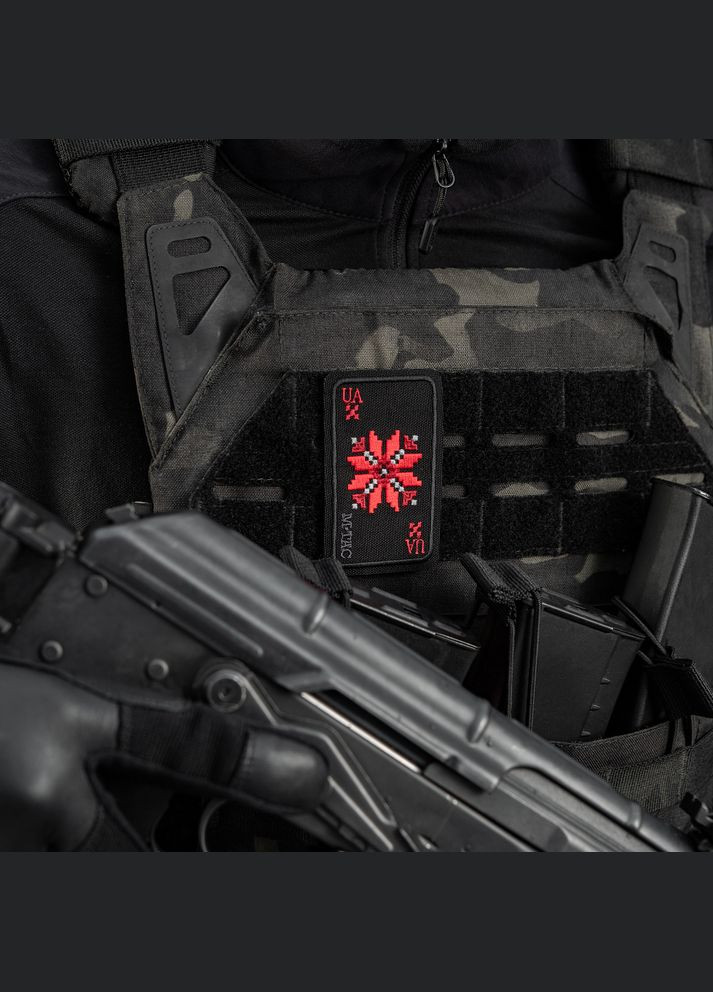 Нашивка Вишиванка (вишивка) Black/Red M-TAC (315047510)