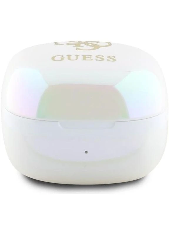 Навушники Bluetooth TWS + док-станція Iridescent 4G White Guess (387650713)