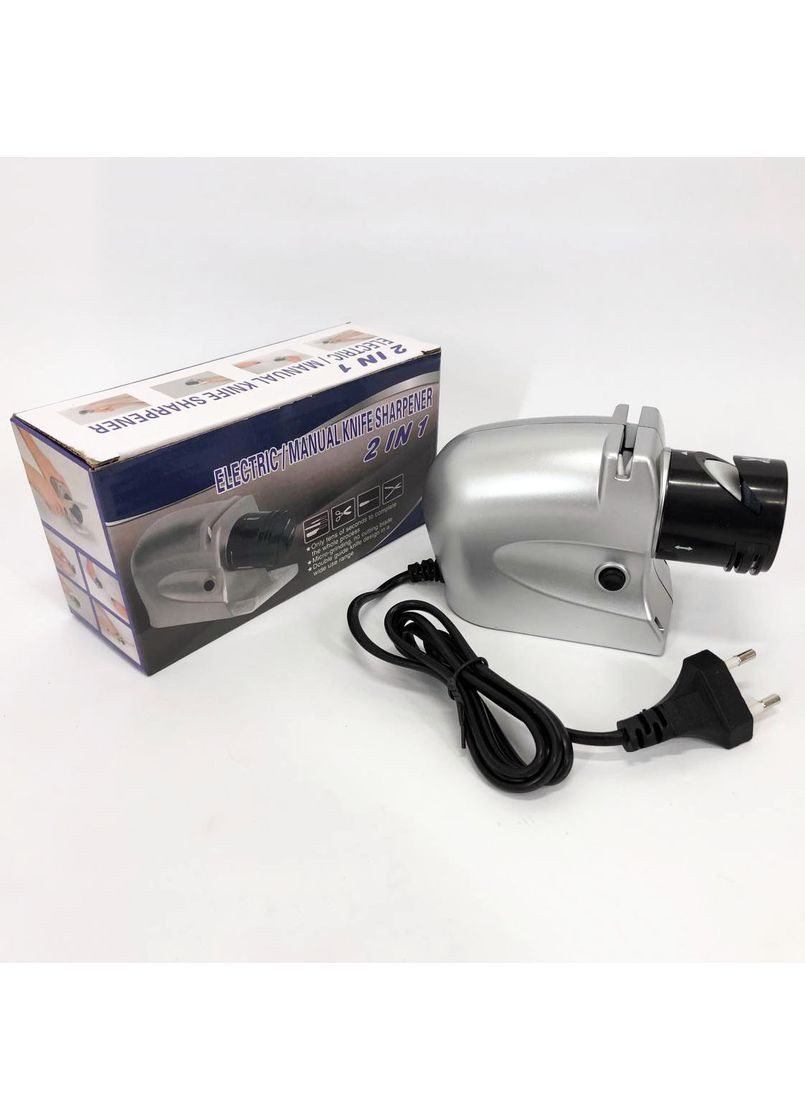 Електрична точила для ножів та ножиць ELECTRIC SHARPENER 220В, Електронна точила для заточування ножів No Brand (366238744)
