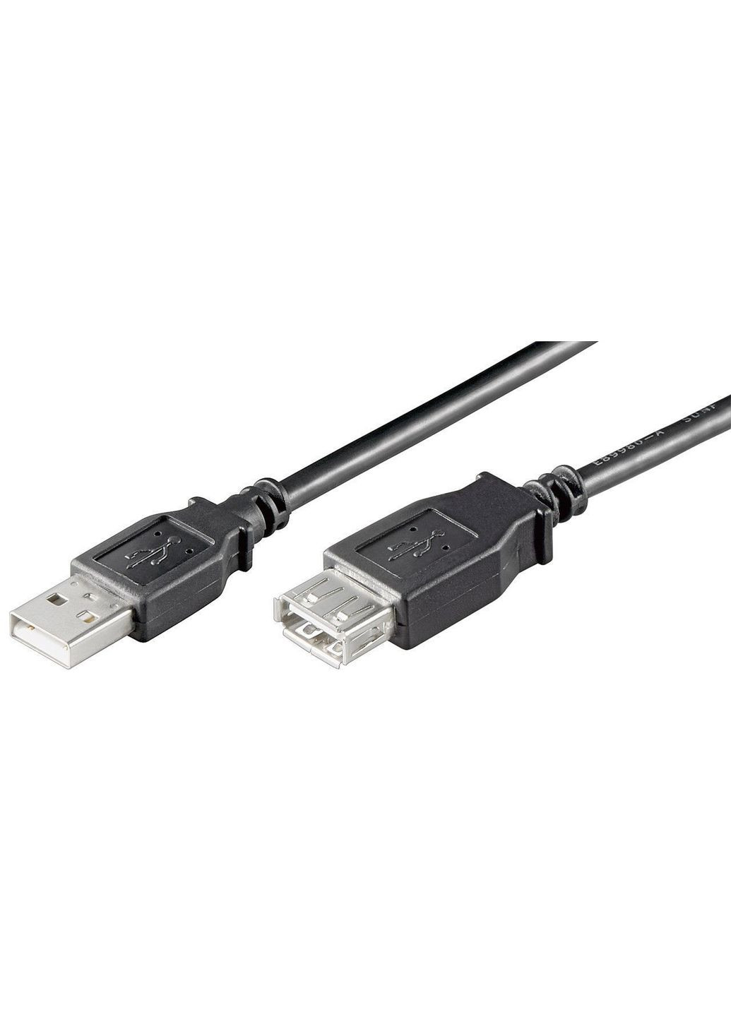 Кабель удлинитель USB2.0 A M/F (папа/мама) 1.8m AWG28 2xShielded D=4.2mm Cu Goobay (369645766)