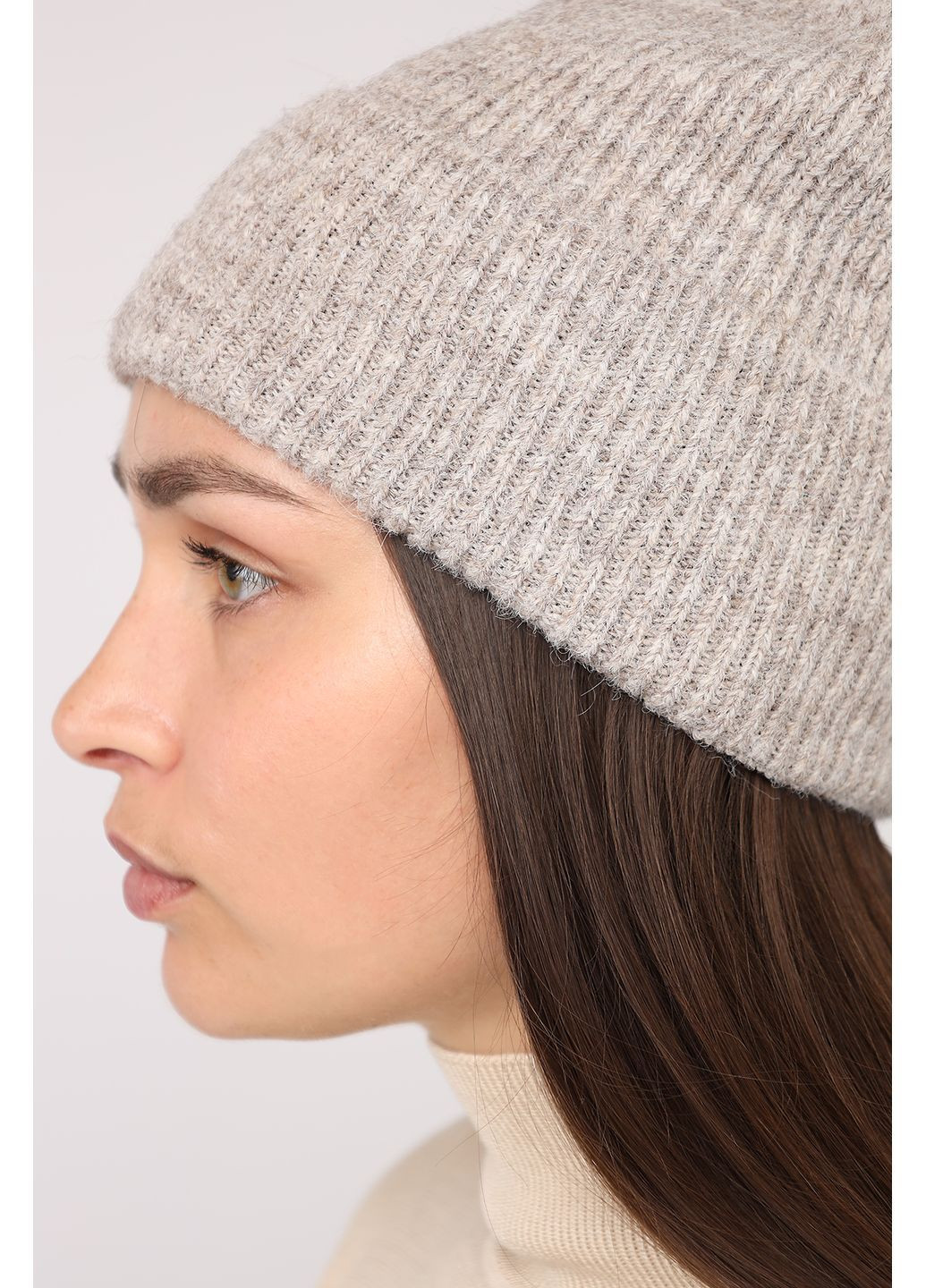 Шапка жіноча колір капучино CB-00280592 Yuki (366038030)