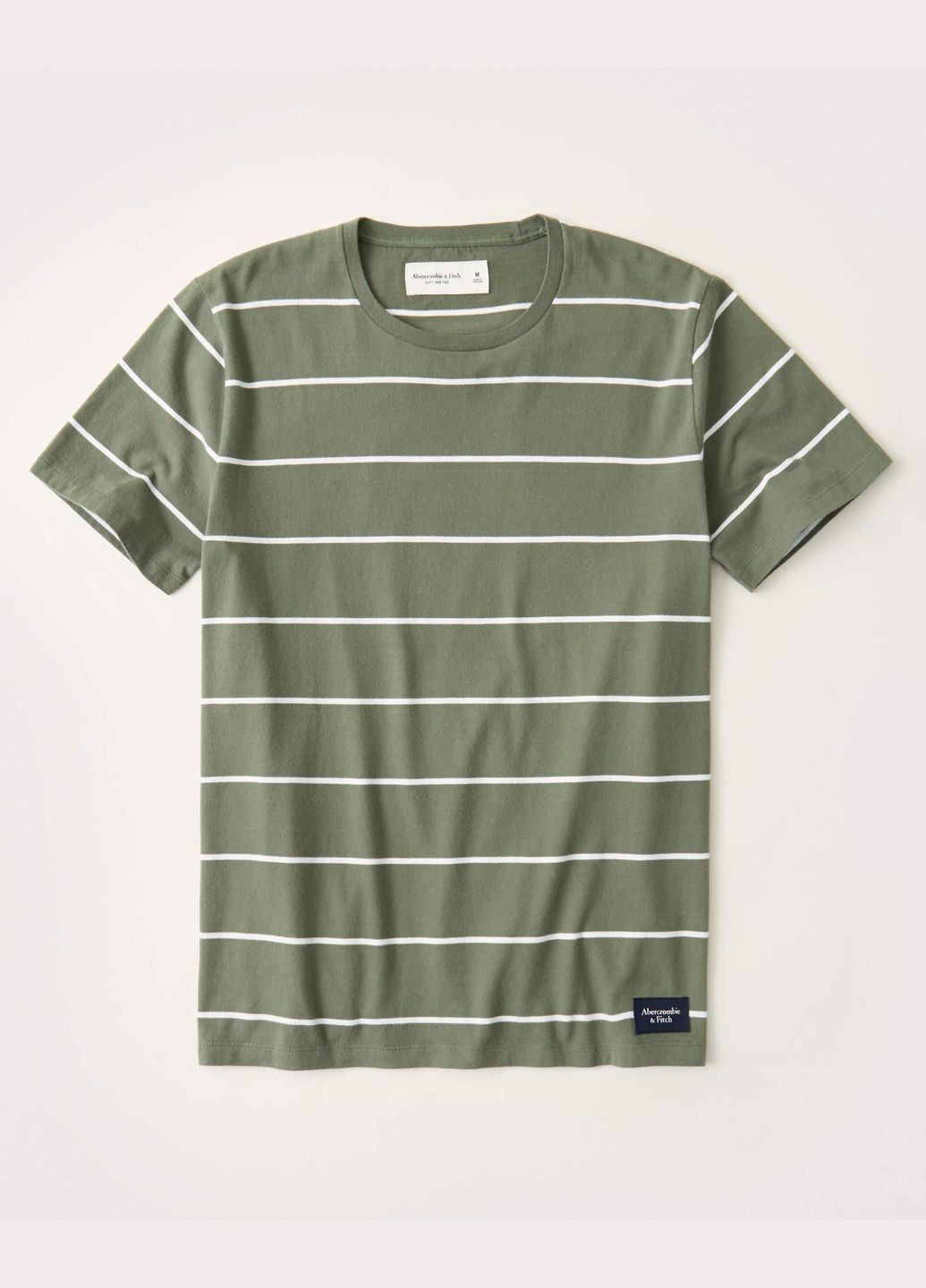 Зелена зелена футболка - чоловіча футболка af7608 Abercrombie & Fitch
