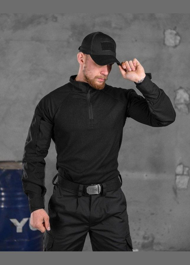 Тактичний костюм squad black + бейсболка у подарунок 2XL No Brand