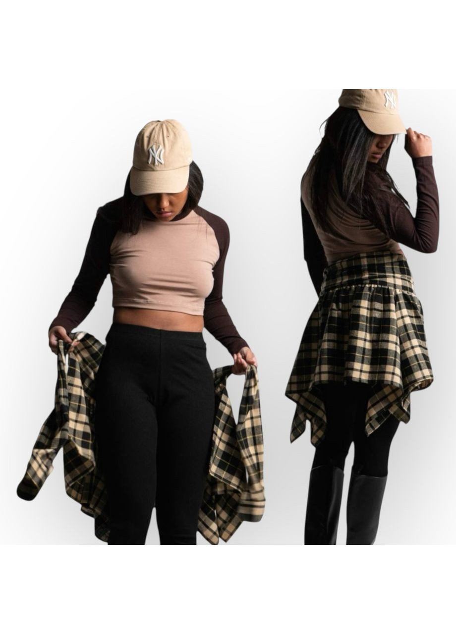 Дитячі легінси для дівчаток OV2U чорні, стрейч-кулір, розмір 128 Овен (370279563)