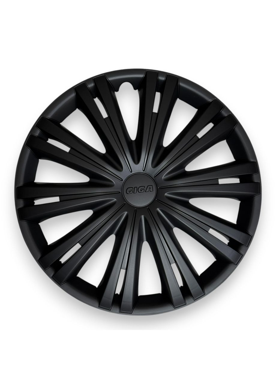 1 штука Ковпак на колесо Giga Black R14 ковпаки на диски Гіга Блек Р14 1 шт. No Brand (364463147)
