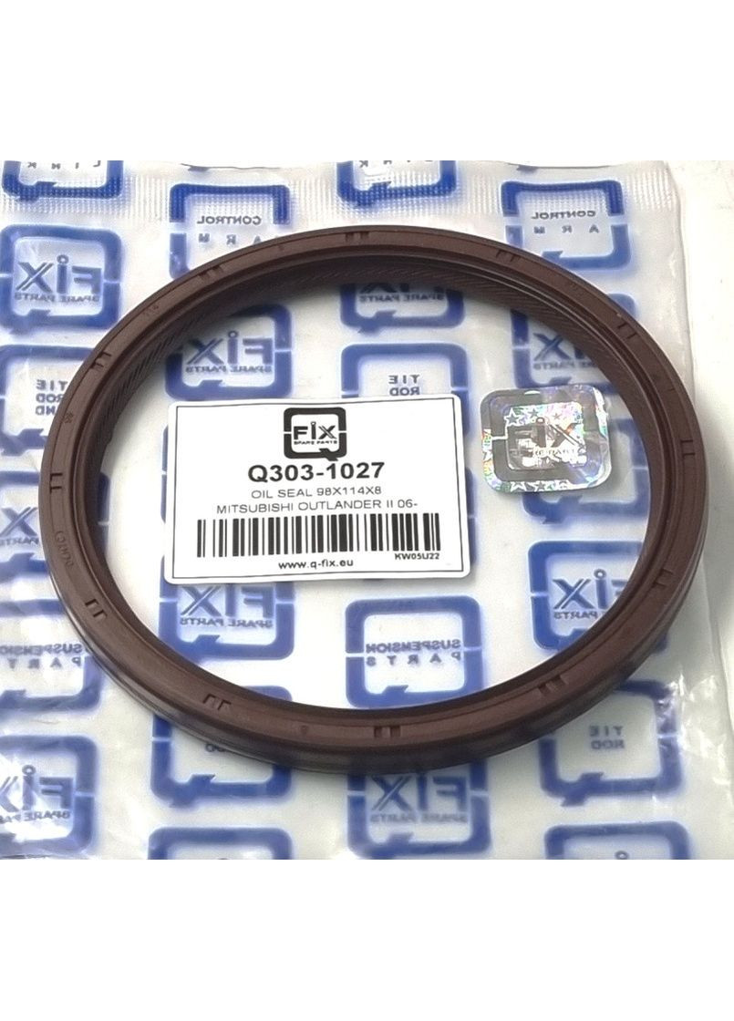 Сальник вала задній Q303-1027 аналог 1052A188 Mitsubishi Outlander 3.0, Opel Antara, Chevrolet Captiva Q-FIX (366734908)