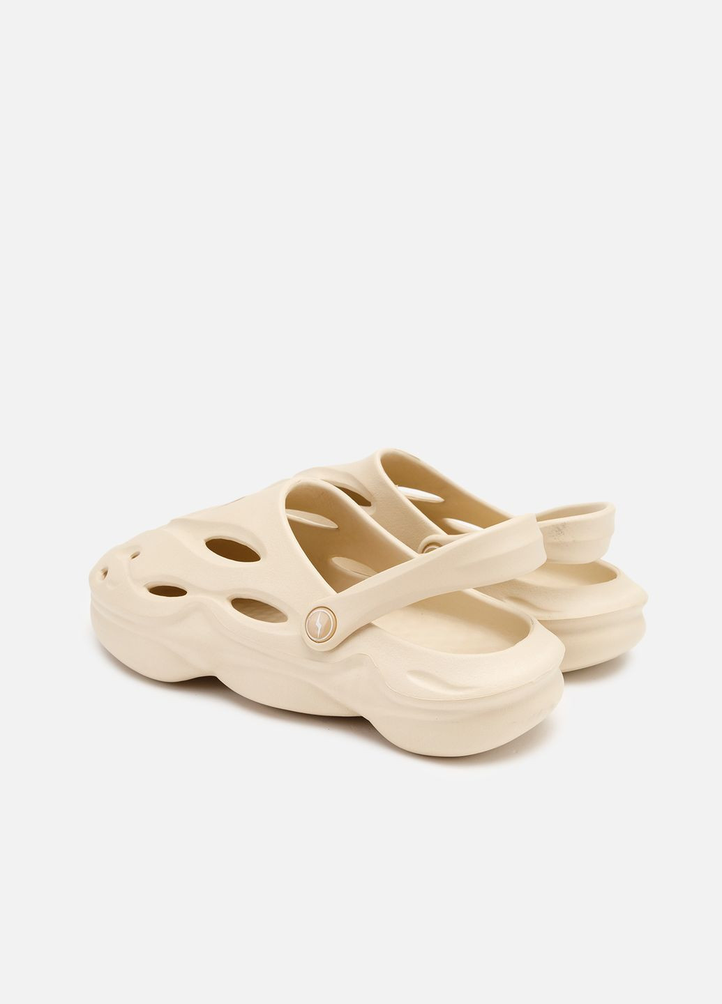 Мужские кроксы цвет бежевый ЦБ-00263841 Stilli (308024552)