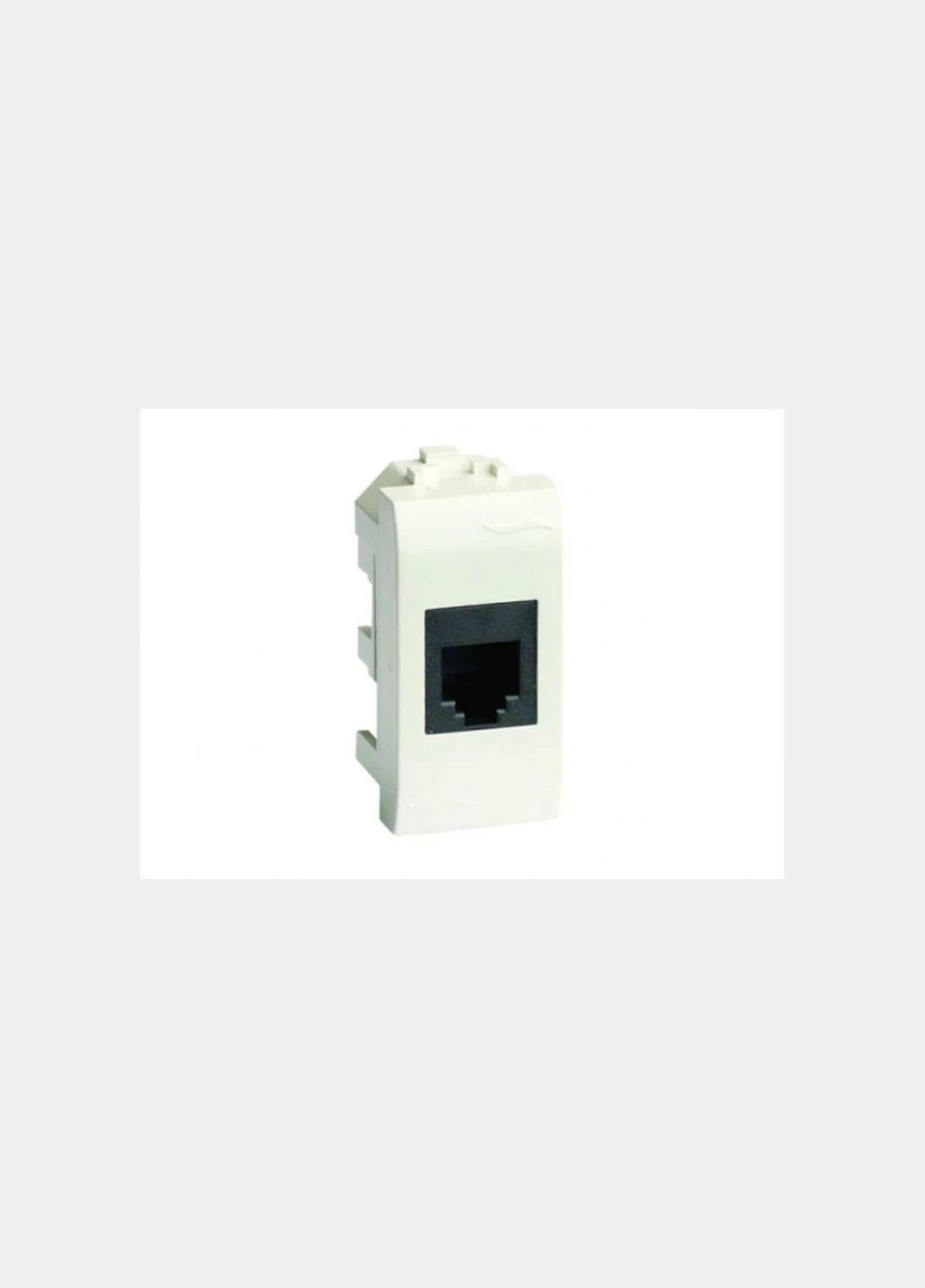 Розетка компьютерная RJ45 AMP категория 5е экранированная 1 модуль [76647B] Brava ДКС (361054262)