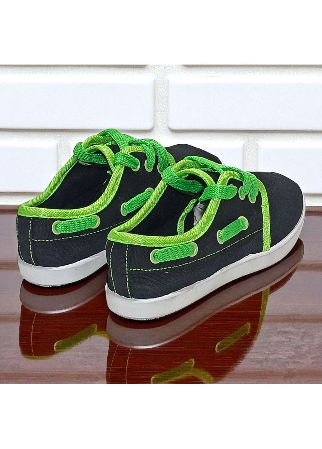 Черные текстильные кеди для мальчика в школу Леопард