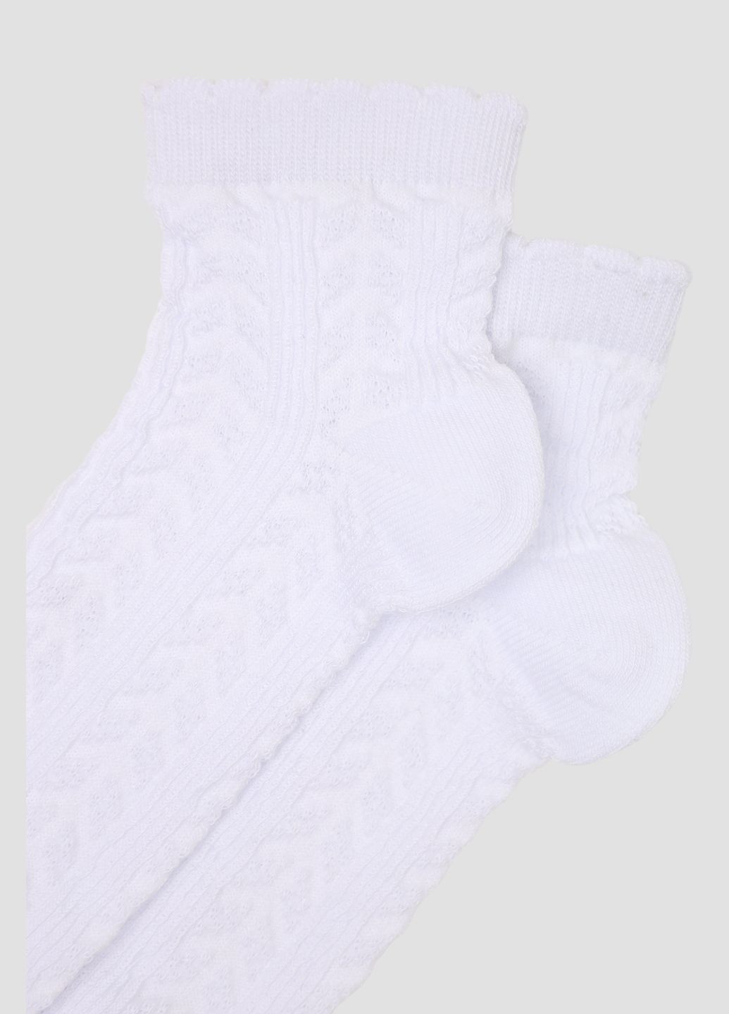 Белые носки средние для девочки цвет белый цб-00281983 Yuki (347042598)
