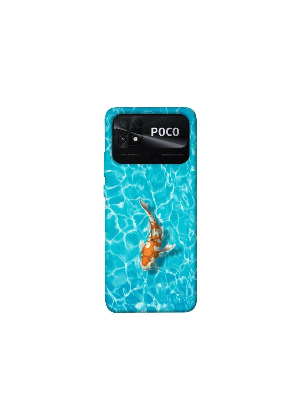 Чохол на Xiaomi Poco C40 Fish Frontalka (347240987)
