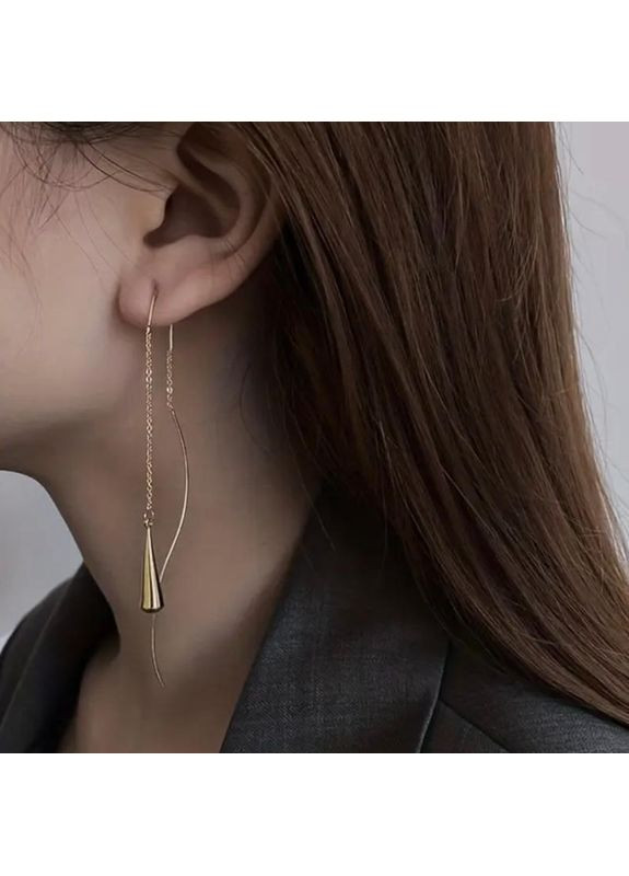 Серьги протяжки с подвеской, серьги-протяжки, серьги-подвески, серьги-цепочки Fashion Jewelry (367263368)