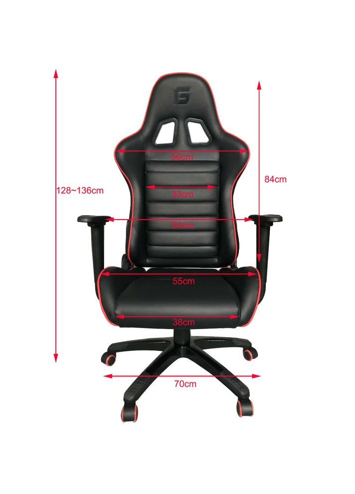 Кресло Rush (GC575-Black-Red) GAMEPRO (307626451)