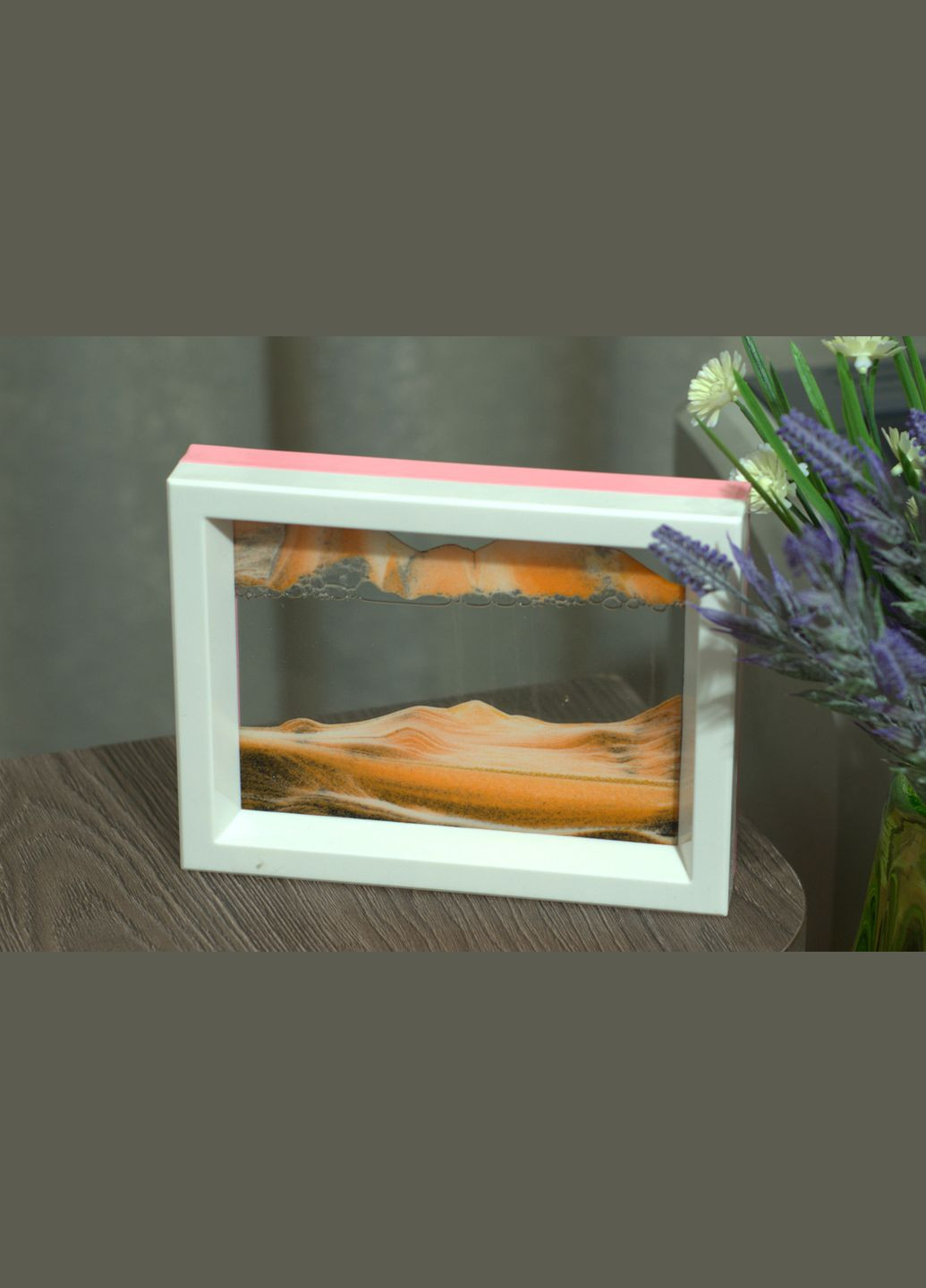 Картина-антистрес "Піщаний краєвид" (Moving Sandscapes) двостороння 18,5х14,3 см. Картина на подарунок No Brand (313654321)