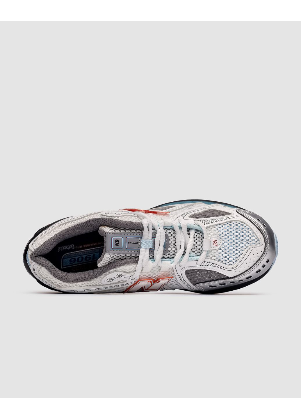 КРОСІВКИ ЖІНОЧІ NEW BALANCE 1906R WHITE BLACK COPPER НЬЮ БЕЛАНС 1906R No Brand чорні демісезони (367168331)