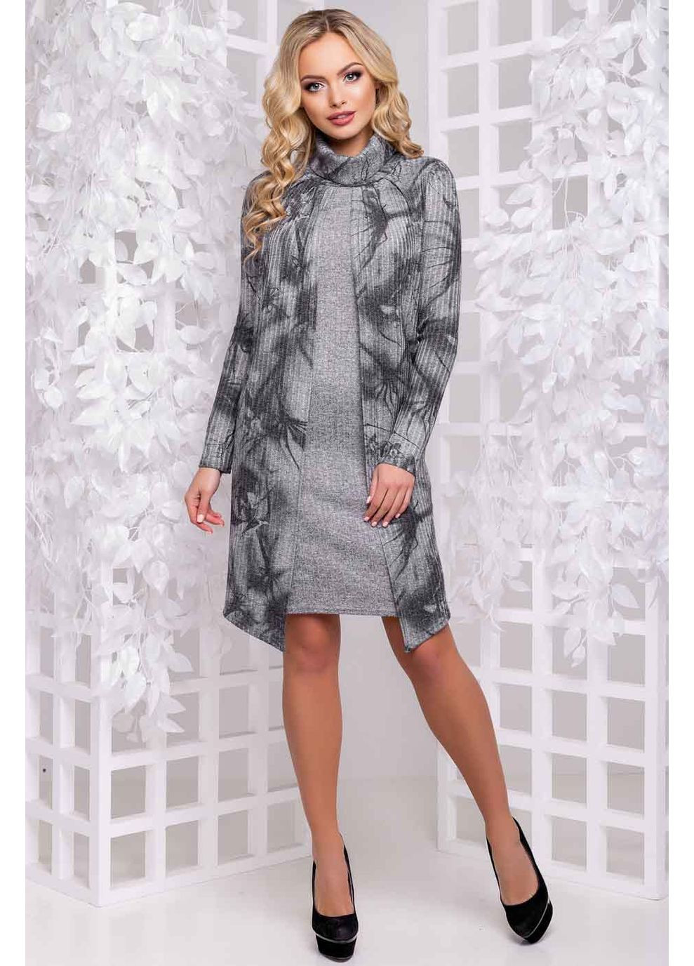 Сіра сукня 890.2893 Seventeen