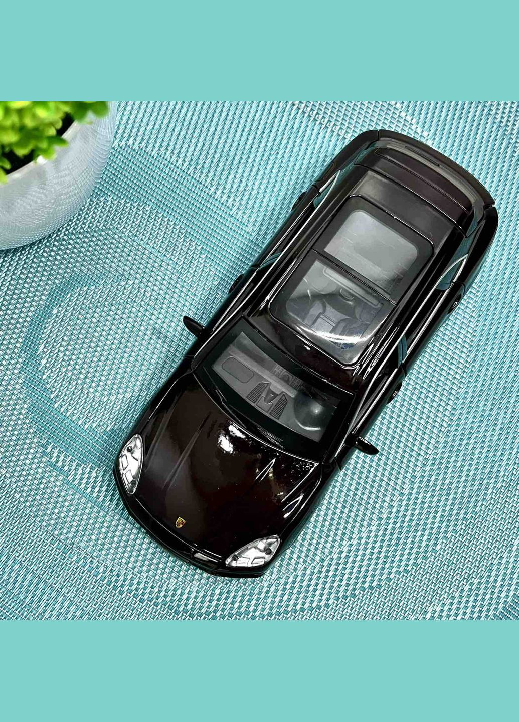 Машинка металлическая АвтоЭксперт Porsche Cayenne 5 1:32 свет/звук Темно-коричневая (24705) No Brand (316259368)