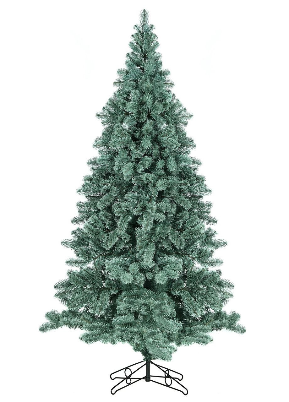 Новогодняя искусственная литая ёлка SGH Premium 180 см голубая HVOYA (366963746)