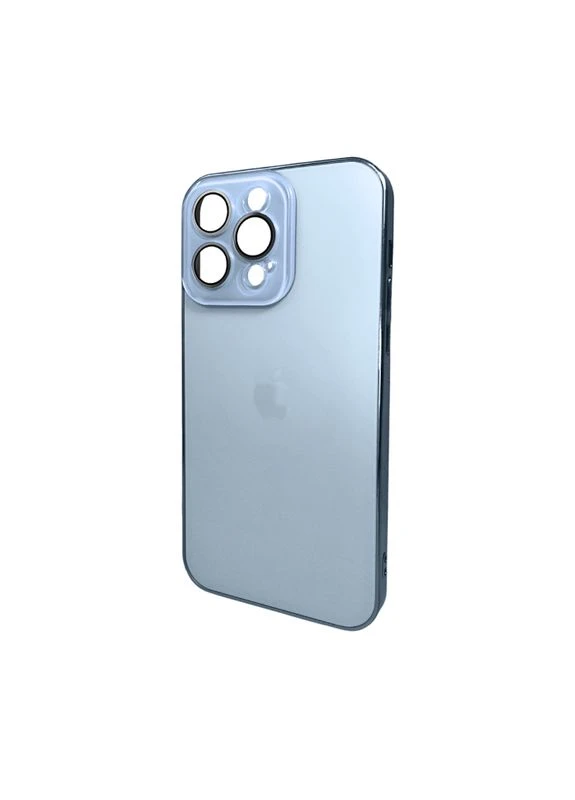 Чохол для смартфона AG Glass для Apple iPhone 12 Pro Max Sierra Blue (AGSappiFRP12PMSierra) No Brand Sapphire Frame MagSafe Logo (382946997)