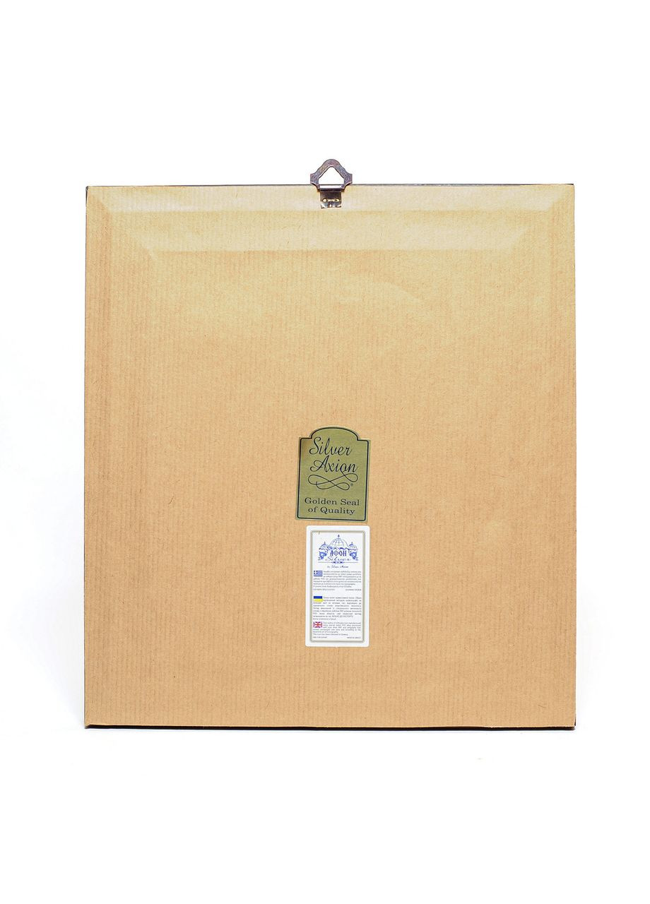 Серебряная Икона Богородицы Страстная (Неустанной Помощи) 30,5х28,5см в прямоугольном киоте под стеклом Silver Axion (266266210)