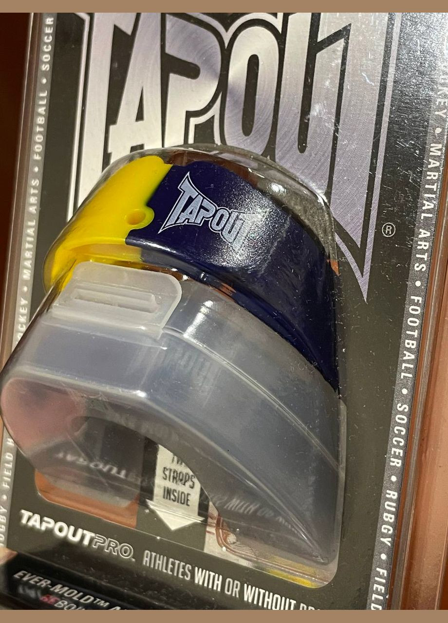 Капа боксерская 2шт для единоборств Tapout multi pack - navy yellow (278643935)